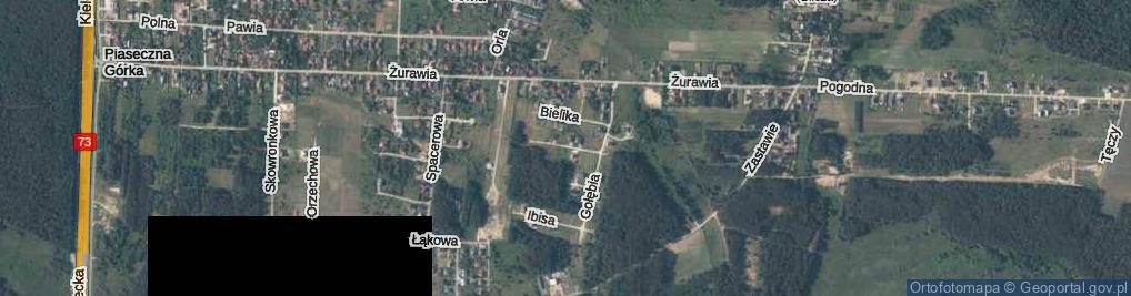 Zdjęcie satelitarne Sójki ul.